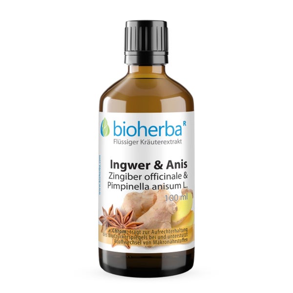 Ingwer Und Anis Extrakt Tropfen 100 ml