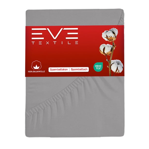 EVE Textile Spannbettlaken - grau