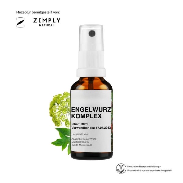 Zimply Natural ENGELWURZ KOMPLEX - Pflanzbasierte Rezeptur 30 ml