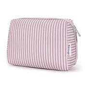 Kosmetiktasche Damen Makeuptasche Kulturtasche Rosa Streifen 1 St