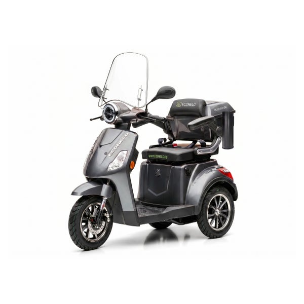 E-Seniorenmobil Denia, Lithium-Akku, 3-Rad, 1000 Watt, Grau 1 St