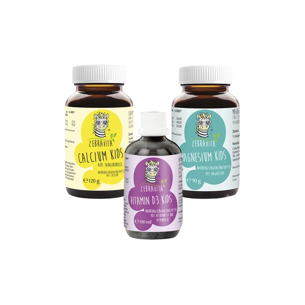 Kids Mineralstoff & Vitamin Set – Calcium, Magnesium & Vitamin D3 + K2 1 Set