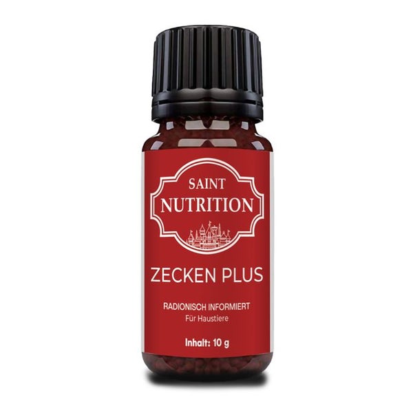 Saint Nutrition® Zecken Plus Kügelchen für Hund & Katze 10 g