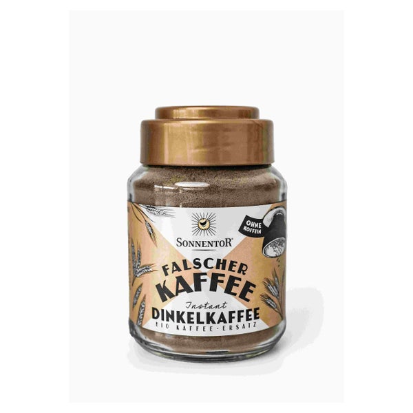 Dinkelkaffee Instant Bio 50 g – Koffeinfreie Kaffeealternative aus 100% Bio-Dinkelweizen