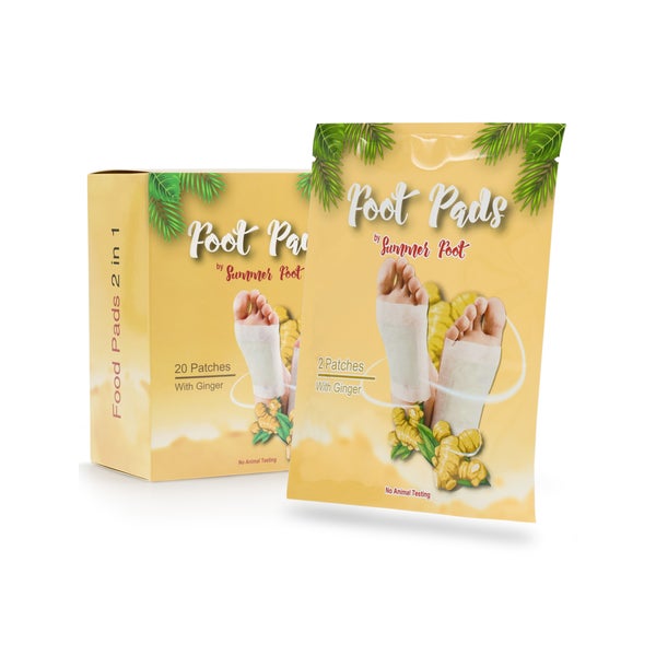 Fußpads mit Ingweröl (20 Stück) 20 St
