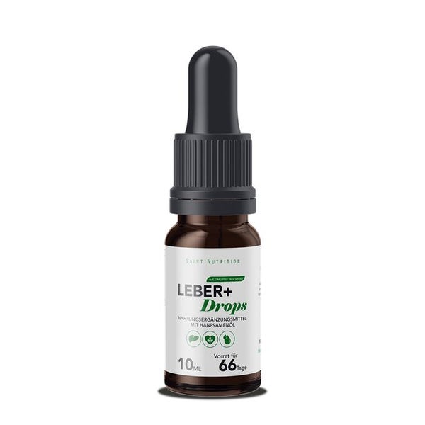 Saint Nutrition® Leber + Drops | Ihre natürliche Ergänzung für Männer & Frauen 10 ml