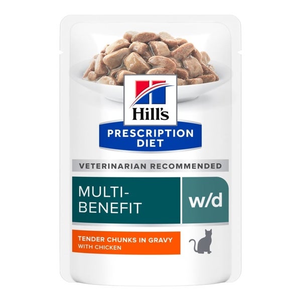 HILL'S PRESCRIPTION DIET Feline w/d Multi-Benefit Huhn 12x85 g 1,02 kg