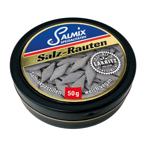 Salmix Salmiakpastillen Salz-rauten Weich Vegan 50 g