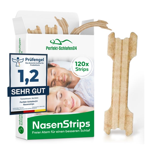 Perfekt-Schlafen24 – 120x Nasenpflaster gegen Schnarchen 120 St