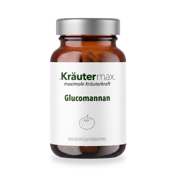 Kräutermax Glucomannan Konjakwurzel Kapseln 180 St