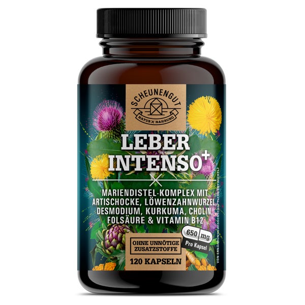 Scheunengut® LEBER INTENSO+ | Extra starker Leber Komplex 120 St