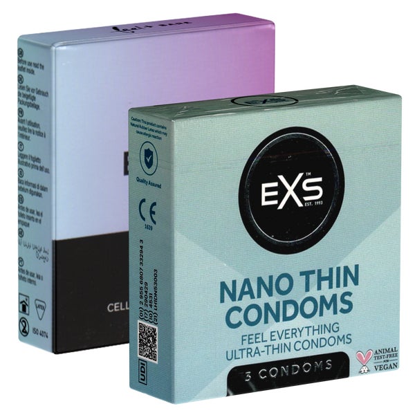 Extreme Thin Duo-Pack – 6 ultradünne Kondome, 0.03–0.043 mm (6 Kondome) 6 St