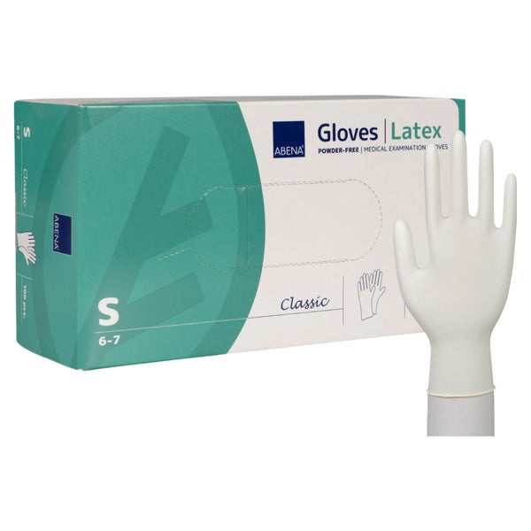 Latex-handschuhe Classic Natur Puderfrei S 10X100 St
