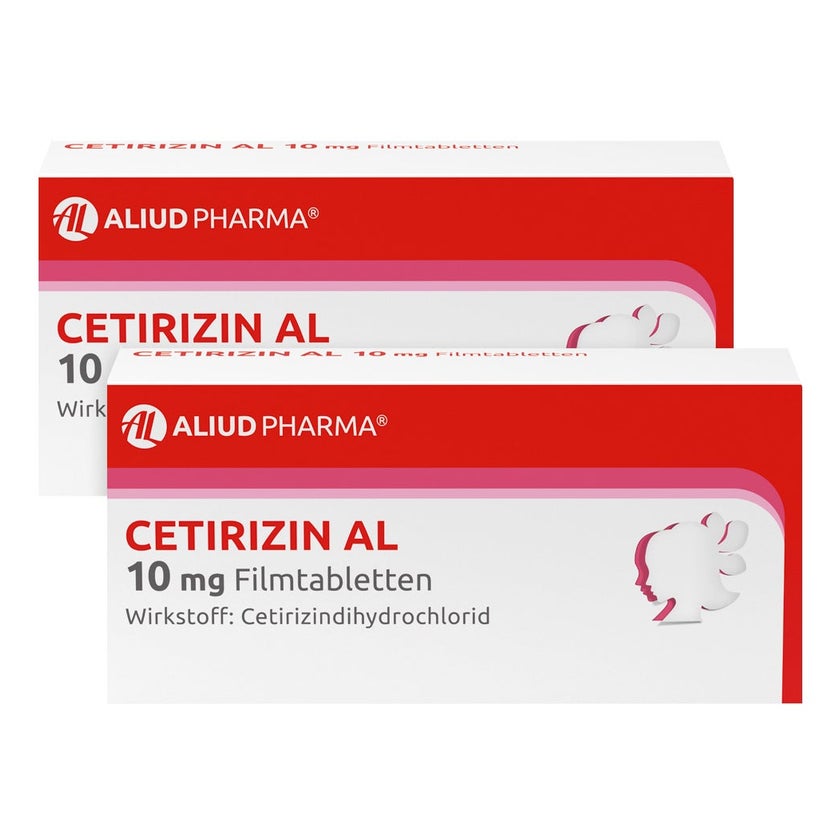 CETIRIZIN AL 10 mg Filmtabletten Doppelpack 2X100 St