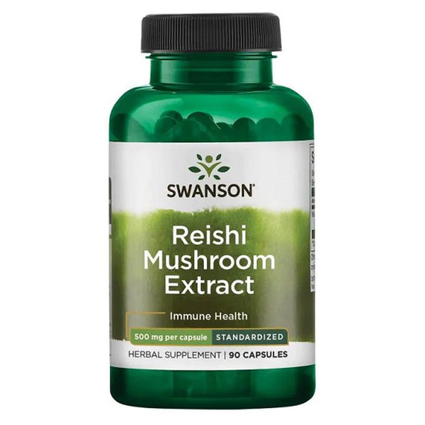 Swanson Reishi Mushroom Extract 500mg - 90 Kapseln 90 St
