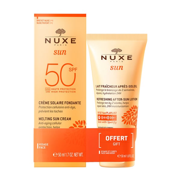 NUXE Sun Sonnenschutz Set Gesicht LSF 50 + After Sun Lotion 1 P