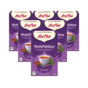 Yogi Tea - Wohlfühltee Bio Kräutertee | 6 x 30,6g 6x17 St