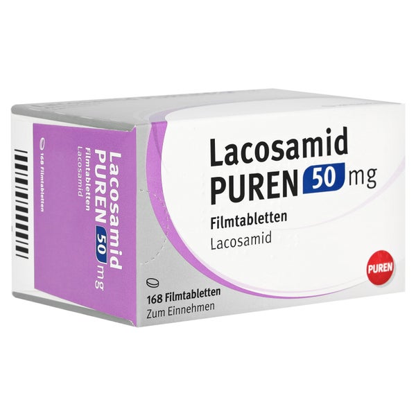 Lacosamid Puren 50 mg Filmtabletten 168 St