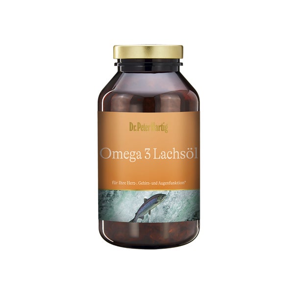 Dr. Peter Hartig Omega 3 Lachsöl, für Herz, Augen, Gehirn 340 g