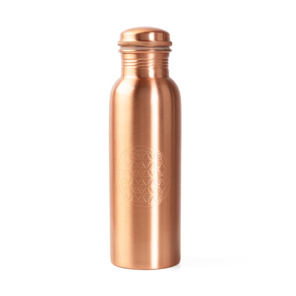 bodhi Kupferflasche, 800 ml  Blume des Lebens 1 St