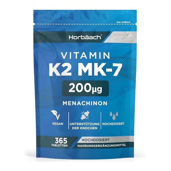 Horbaach Vitamin K2 MK7 200ug 365 St