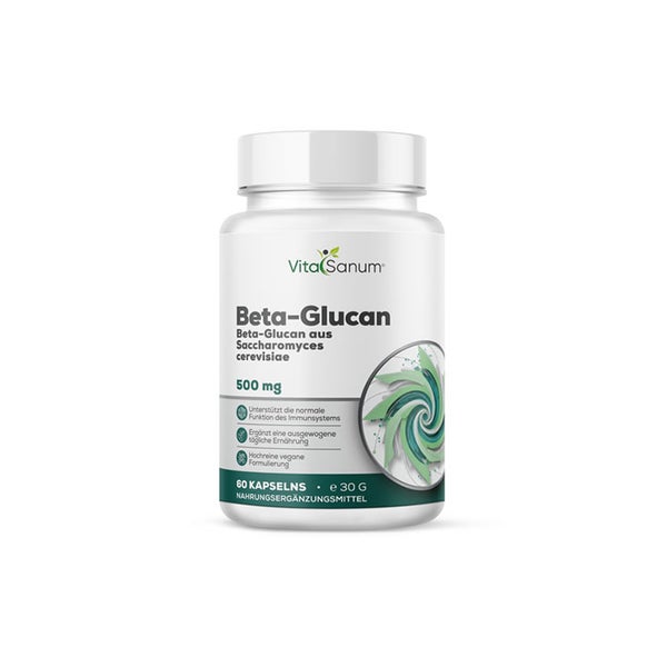 VitaSanum® – Beta-Glucan (aus Saccharomyces cerevisiae) – 500 mg – 60 vegane Kapseln 60 St