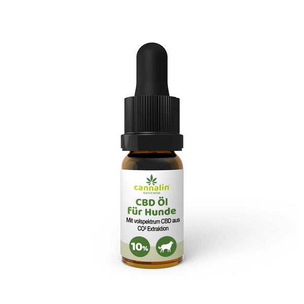 Cannalin - CBD Öl für Hunde mit Lachsöl - 10% 10 ml