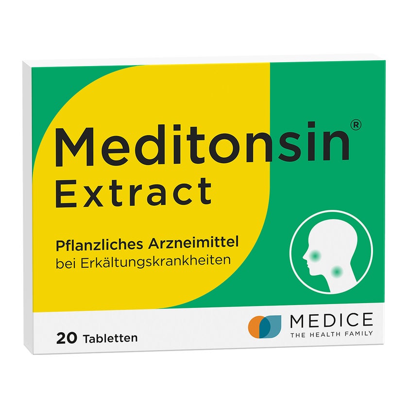 Meditonsin Extract Pflanzliche Erkältungstabletten 20 St