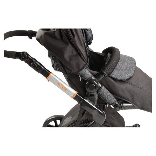 Reflektionsband mit Klettverschluss für Kinderwagen Fahrrad Rollator Gestänge
