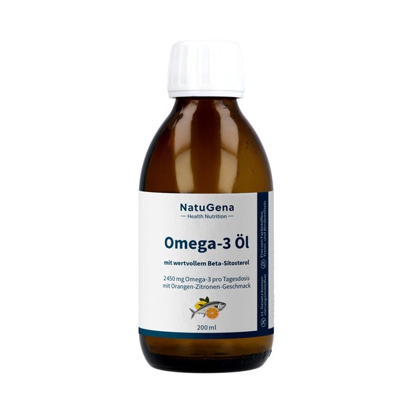 Omega-3 Nat.fischöl 2450 Mg Orangen-zitronenaroma 200 ml