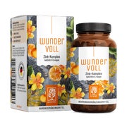 Produktabbildung: Zink Kapseln hochdosiert - Komplex aus drei Zinkformen - WUNDERVOLL - 90 vegane Kapseln - NATURTREU® 90 St