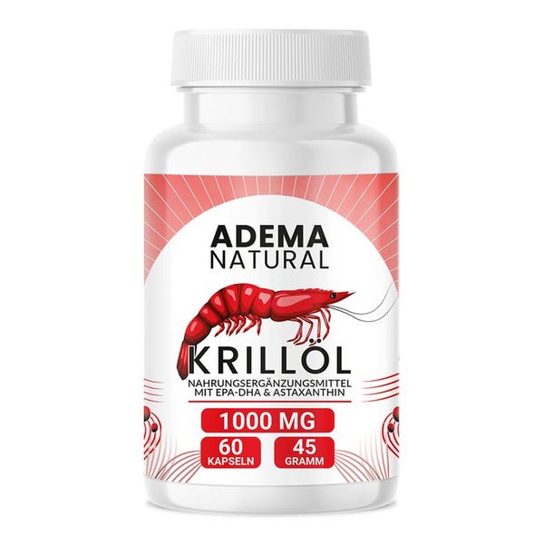 Adema Natural® | Krillöl Kapseln mit Omega 3 Fettsäuren 60 St