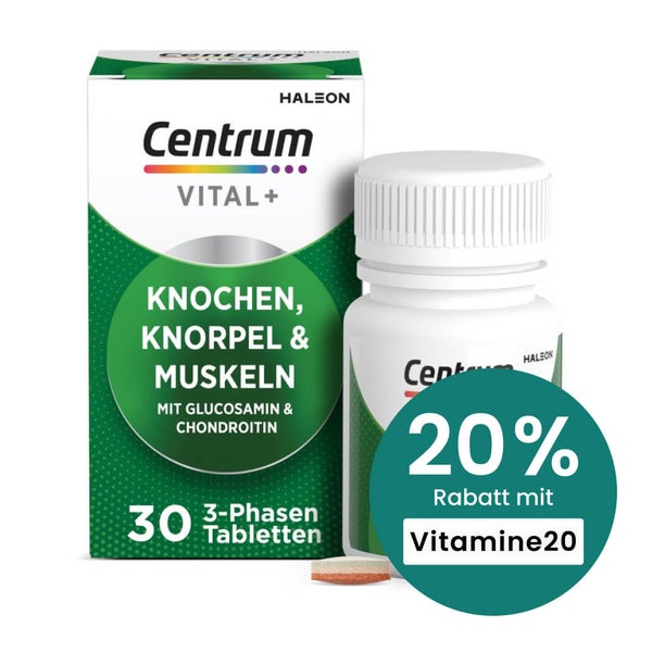 Centrum Vital+ Knochen Knorpel & Muskeln Tabletten 30 St