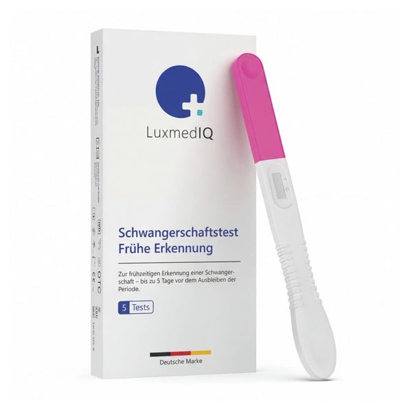 Luxmediq Schwangerschaftstest Frühe Erkennung Urin 5 St