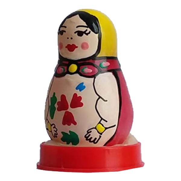 Scherzkondom «Matrjoschka» handbemalt, mit russischem Charme (1 Stück) 1 St
