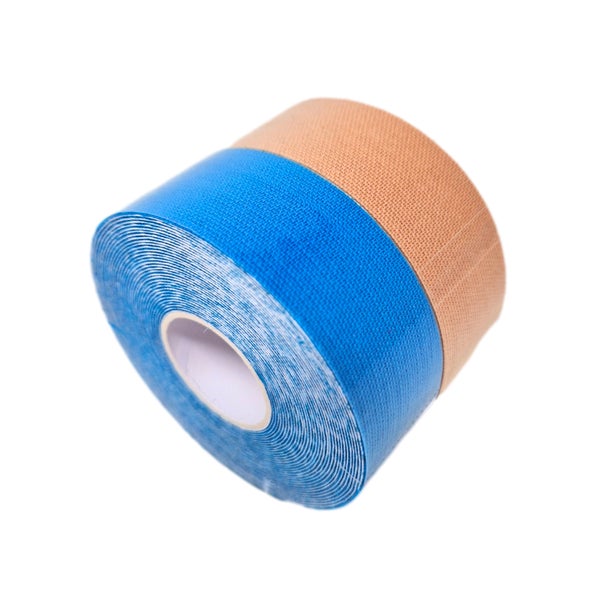 LisaCare Kinesiologie Tape - Hellblau & Beige - 5cmx5m 2 St