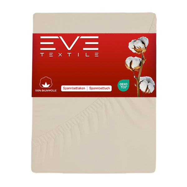 EVE Textile Spannbettlaken - creme
