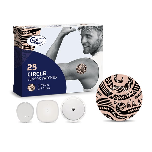 CureTape Sensor Patch - Freestyle Libre 3 & Dexcom Sensor G7 25 St