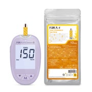 FORA 6 Connect Cholesterin-Messgerät Starterset – Special Edition (Lila) – mmol/l + 10 Teststreifen 1 St