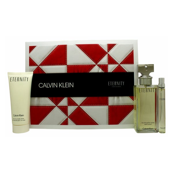 Calvin Klein Eternity Geschenkset 100ml EDP + 100ml Körperlotion + 10ml EDP 0,21 l