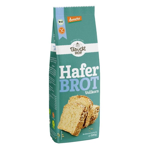 Bauck Mühle Haferbrot Vollkorn (glutenfrei) Bio 500 g