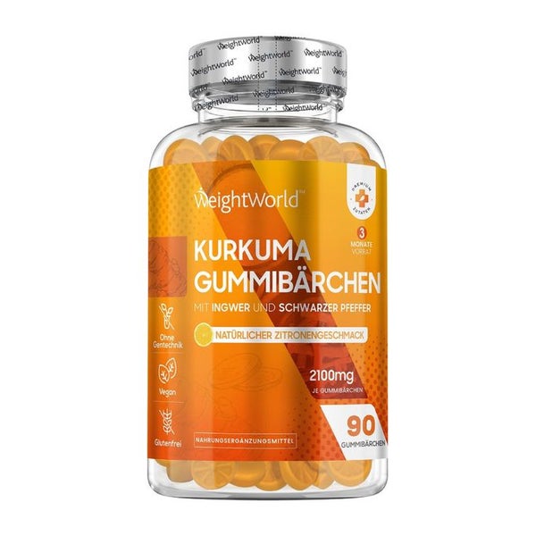 WeightWorld Kurkuma Gummibärchen 90 St