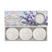 Saponificio Artigianale Fiorentino Spigo Toscano Geschenkset – Lavendelseifen aus der Toskana 375 g