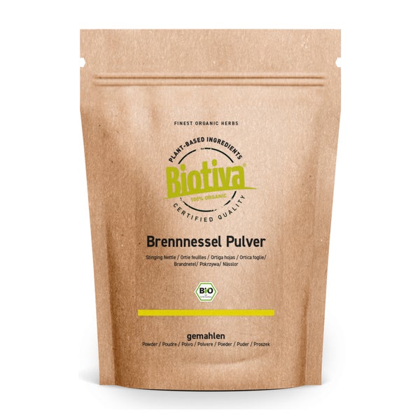 Biotiva Brennnessel Pulver Bio 500 g