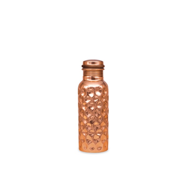 Govinda - Kupfer Trinkflasche Diamant 600 ml