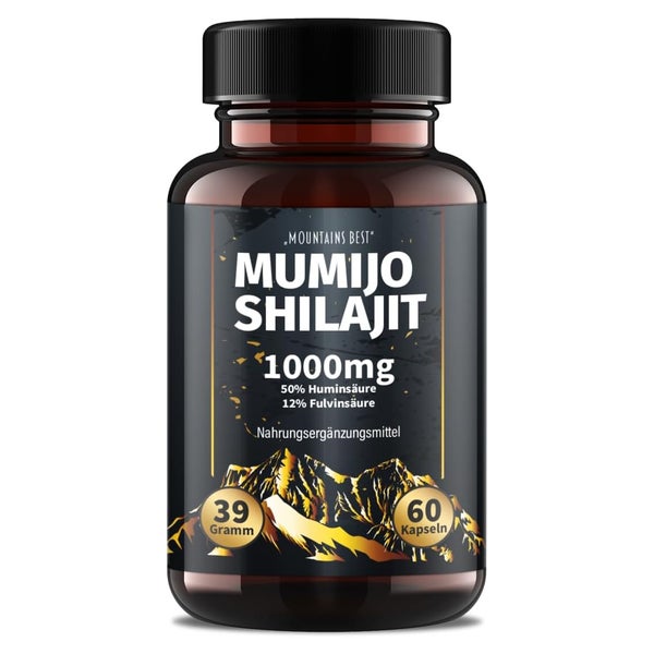 Saint Nutrition® Mumijo Shilajit Kapseln | Himalaya Rezeptur 39 g