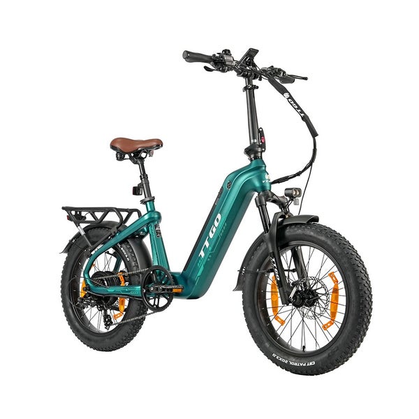 TTGO F8 Carbonfaser-E-Bike, 48V 18Ah Akku,Grün 1 St