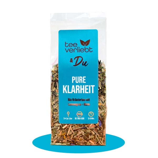 teeverliebt & Du - Pure Klarheit Bio loser Kräuter- Grüntee | 60g 60 g