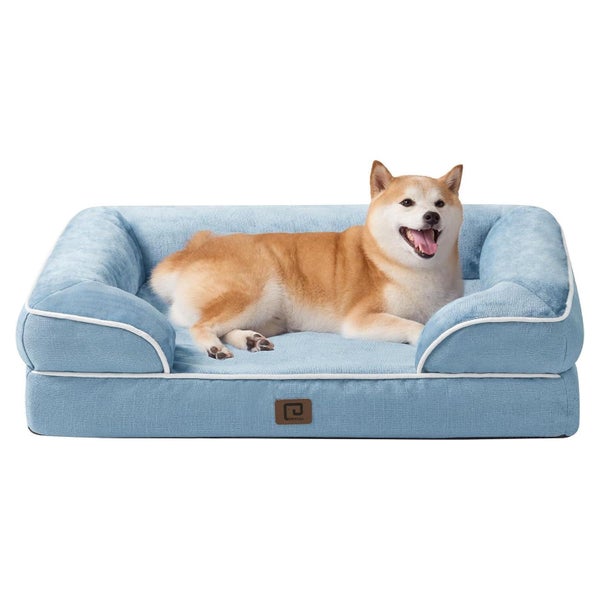 Hundebett Orthopädisch Memory Foam L 91 x B 68 x H 17 cm Hel 1 St