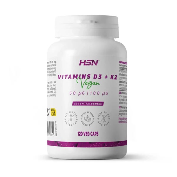 VITAMIN D3 2000 IE + K2  100 mcg - 120 veg caps 120 St